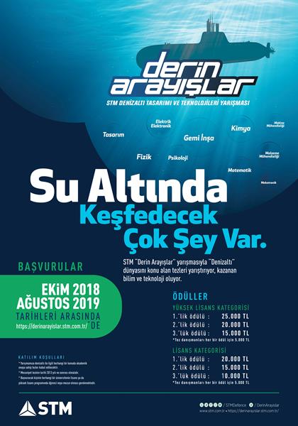 STM Derin Arayışlar Yarışması_Poster STM Derin Arayışlar Yarışması_Poster